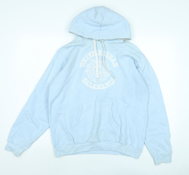 Covt Womens Blue Cotton Pullover Hoodie Size L - Universidad Salamanca