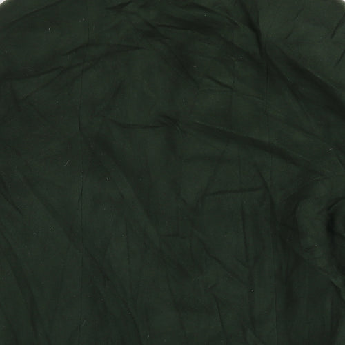 Lampert Womens Green Overcoat Coat Size 16 Button