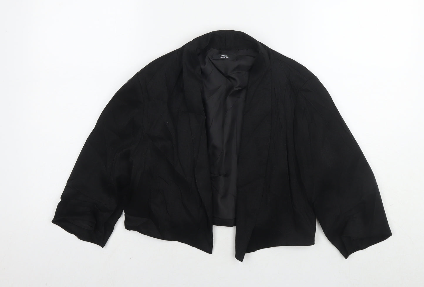 Marks and Spencer Womens Black Jacket Blazer Size 14