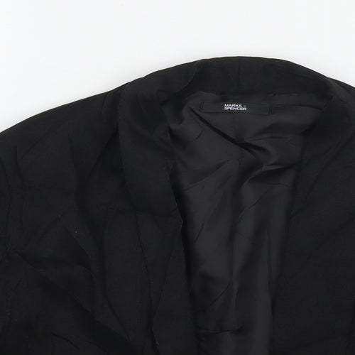 Marks and Spencer Womens Black Jacket Blazer Size 14