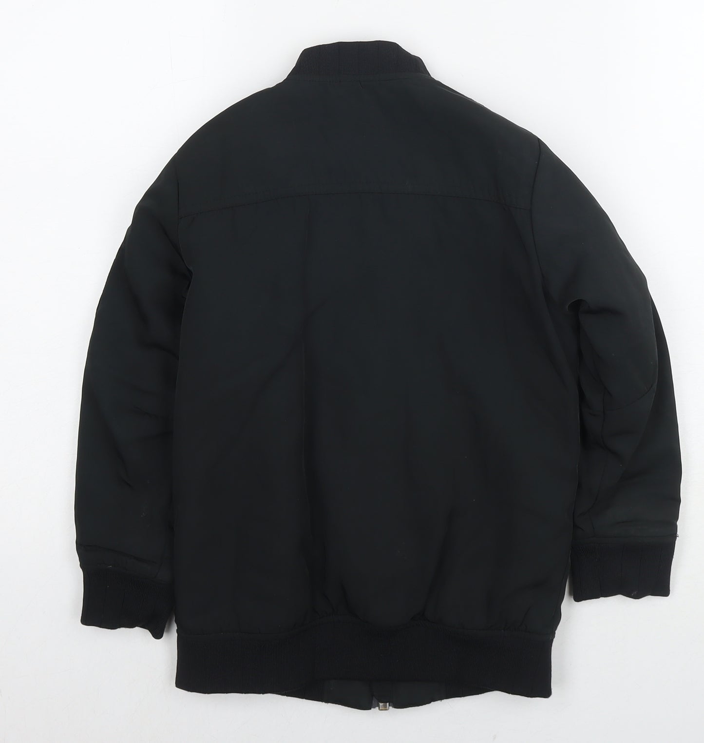 NEXT Boys Black Jacket Size 6 Years Zip