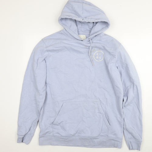 Cialo Blue Womens Blue Cotton Pullover Hoodie Size XL Pullover - Wearing is caring