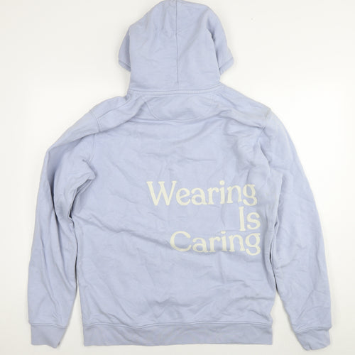 Cialo Blue Womens Blue Cotton Pullover Hoodie Size XL Pullover - Wearing is caring