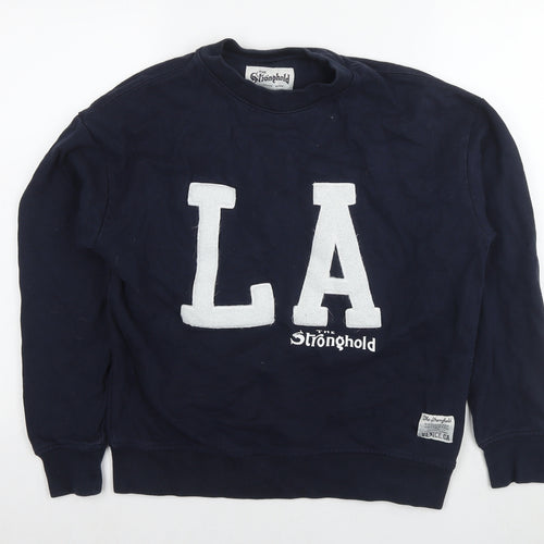 Stronghold Womens Blue Cotton Pullover Sweatshirt Size XS Pullover - Los Angeles
