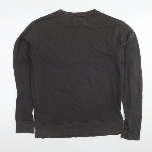 The Rolling Stones Womens Grey Cotton Pullover Sweatshirt Size M Pullover - Logo