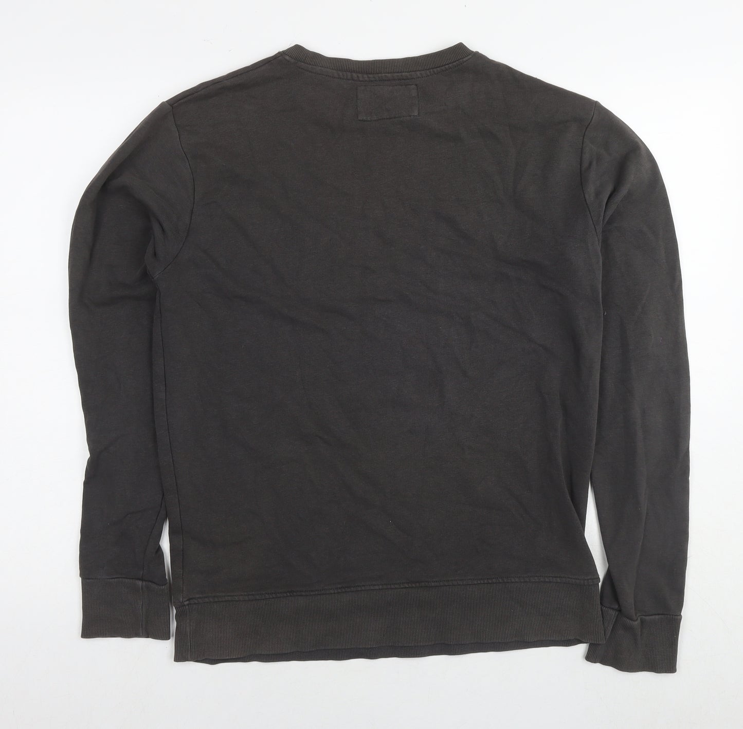 The Rolling Stones Womens Grey Cotton Pullover Sweatshirt Size M Pullover - Logo