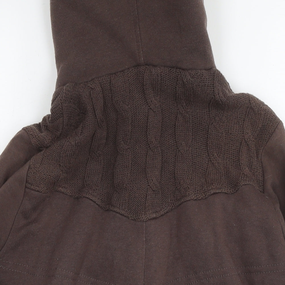 ROXY Womens Brown Jacket Size L Zip