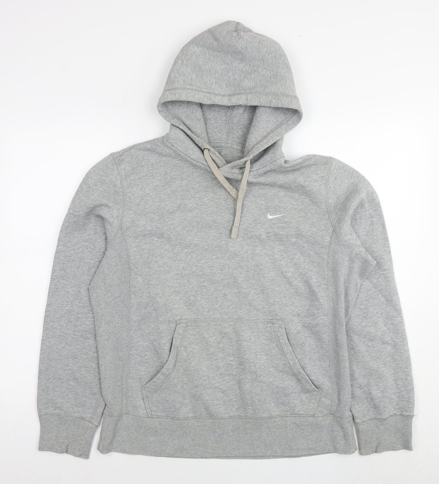 Nike Mens Grey Cotton Pullover Sweatshirt Size M