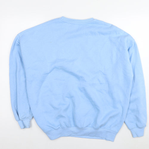 New Orleans Mens Blue Polyester Pullover Sweatshirt Size XS - Logo