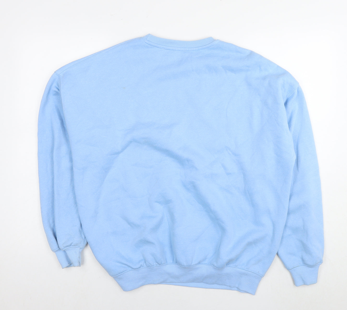 New Orleans Mens Blue Polyester Pullover Sweatshirt Size XS - Logo