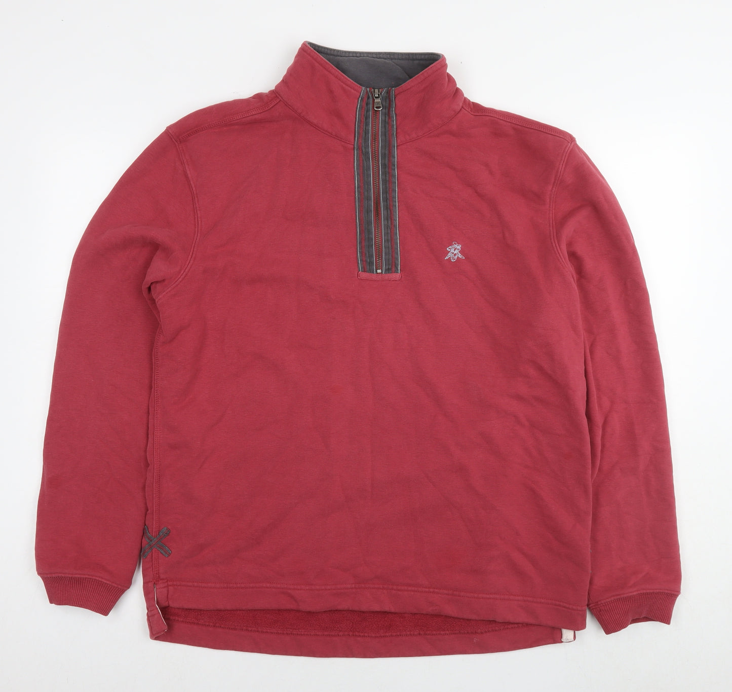 White Stuff Womens Red Cotton Pullover Sweatshirt Size L Pullover