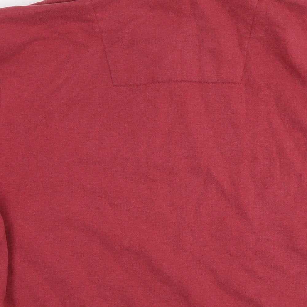 White Stuff Womens Red Cotton Pullover Sweatshirt Size L Pullover