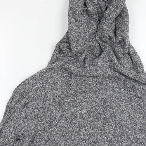 The Kooples Womens Grey Viscose Pullover Hoodie Size S Pullover
