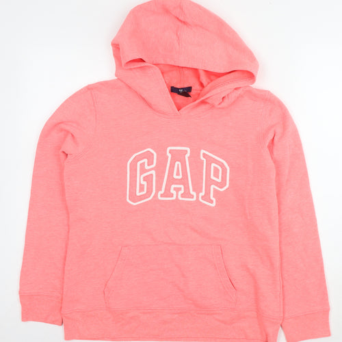 Gap Womens Pink Cotton Pullover Hoodie Size M Pullover - Logo