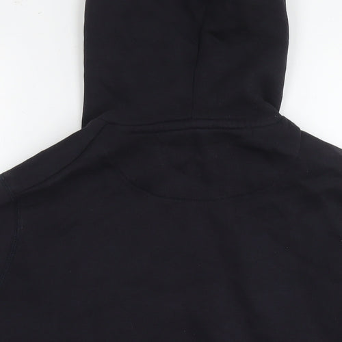 French Connection Womens Black Cotton Pullover Sweatshirt Size L Pullover