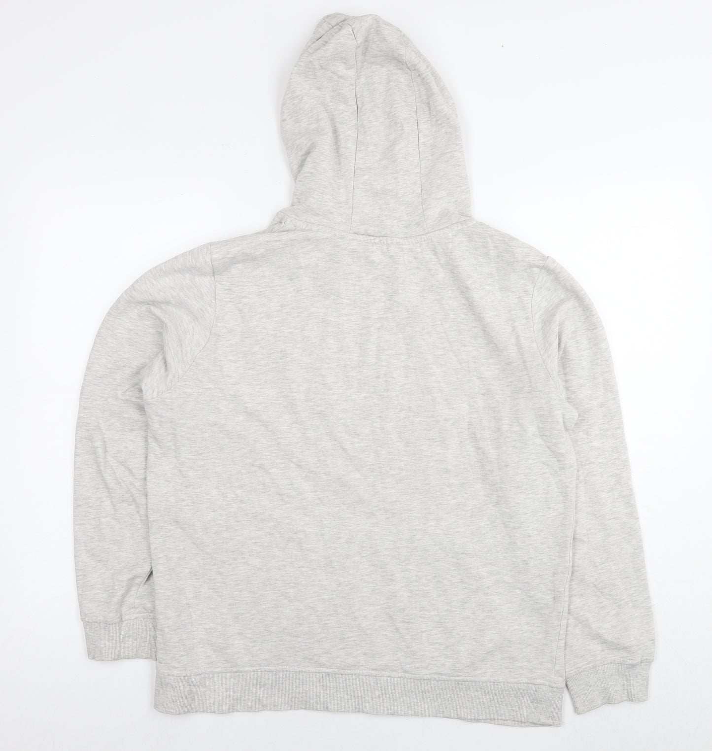 Brave Soul Womens Grey Cotton Pullover Hoodie Size L Pullover