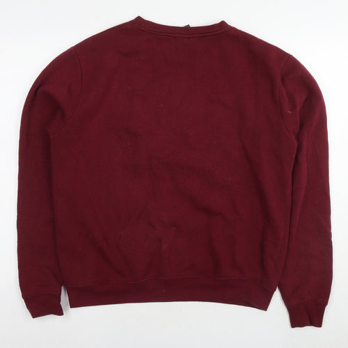 Oxford Womens Red Polyester Pullover Sweatshirt Size L Pullover - Oxford University