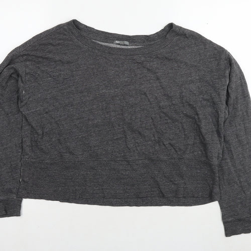 Gap Womens Grey Cotton Pullover Sweatshirt Size L Pullover