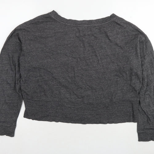 Gap Womens Grey Cotton Pullover Sweatshirt Size L Pullover