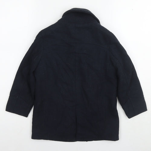 J Jeans Boys Blue Pea Coat Coat Size 5 Years Button