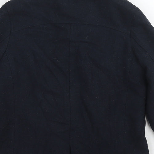 J Jeans Boys Blue Pea Coat Coat Size 5 Years Button