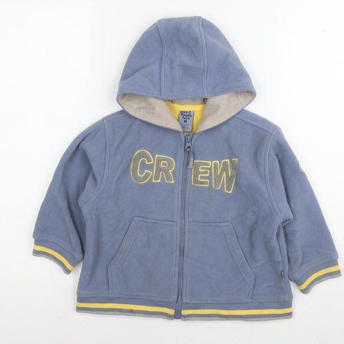 Pumpkin Patch Boys Blue Jacket Size 3 Years Zip - Crew