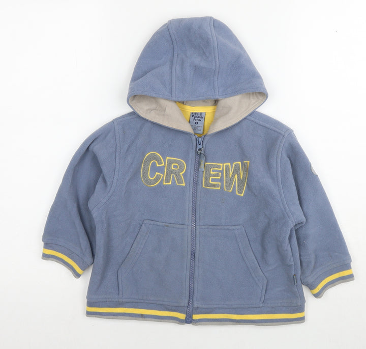 Pumpkin Patch Boys Blue Jacket Size 3 Years Zip - Crew