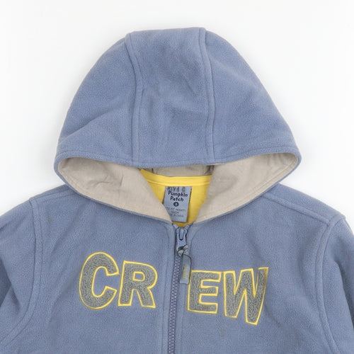 Pumpkin Patch Boys Blue Jacket Size 3 Years Zip - Crew
