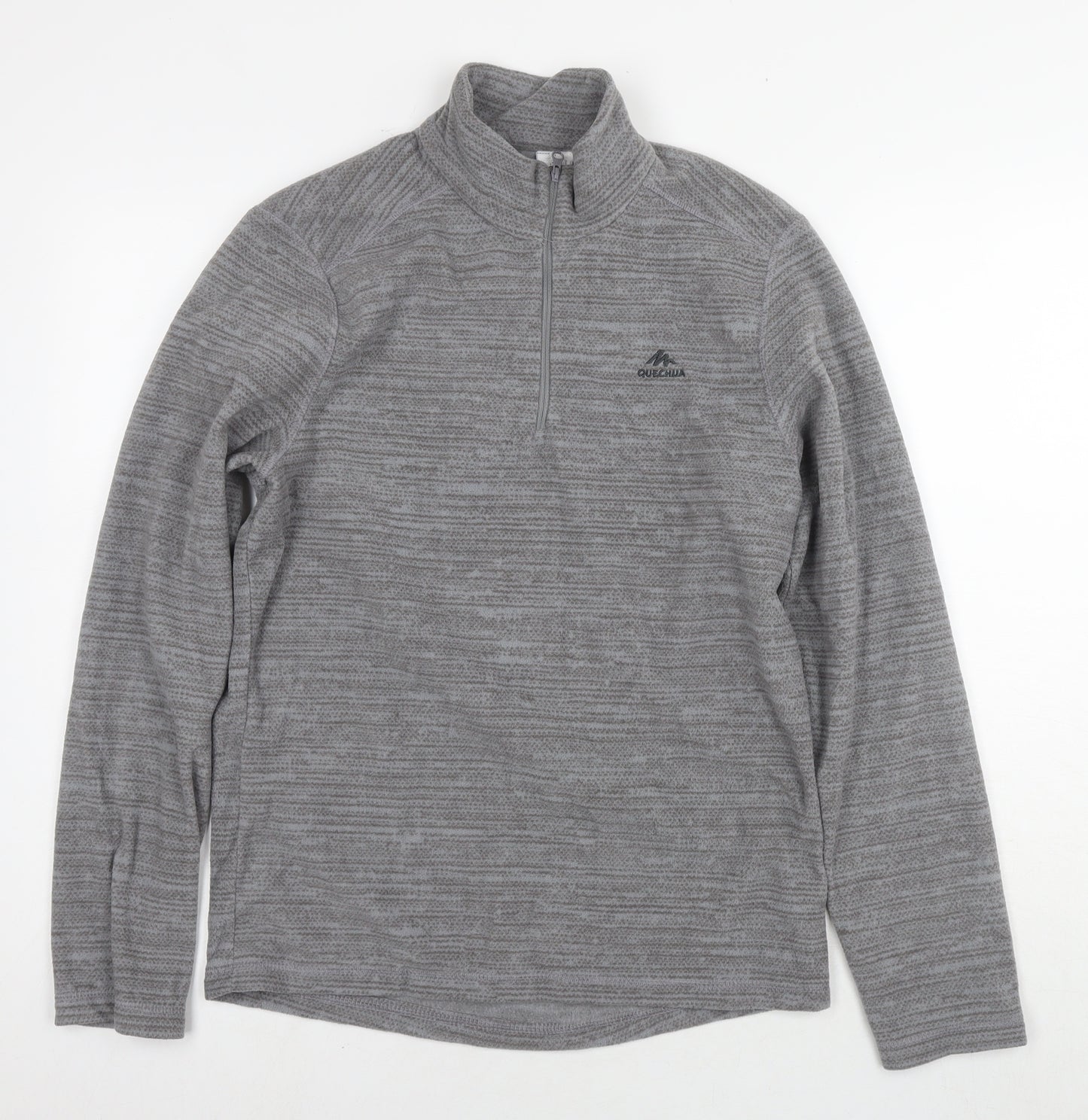 Quechua Womens Grey Polyester Pullover Sweatshirt Size M Pullover