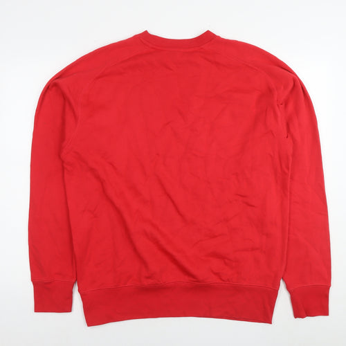 Knight Apparel Mens Red Cotton Pullover Sweatshirt Size L - New Mexico