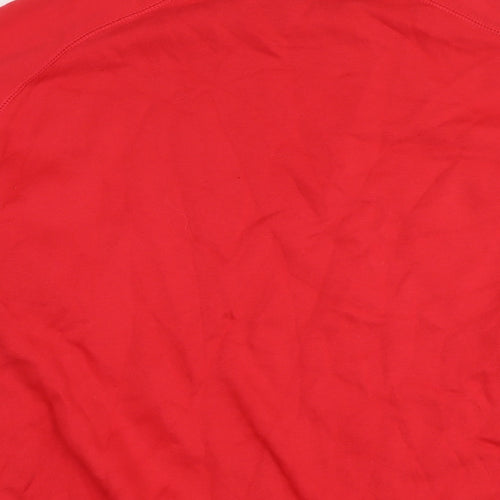 Knight Apparel Mens Red Cotton Pullover Sweatshirt Size L - New Mexico
