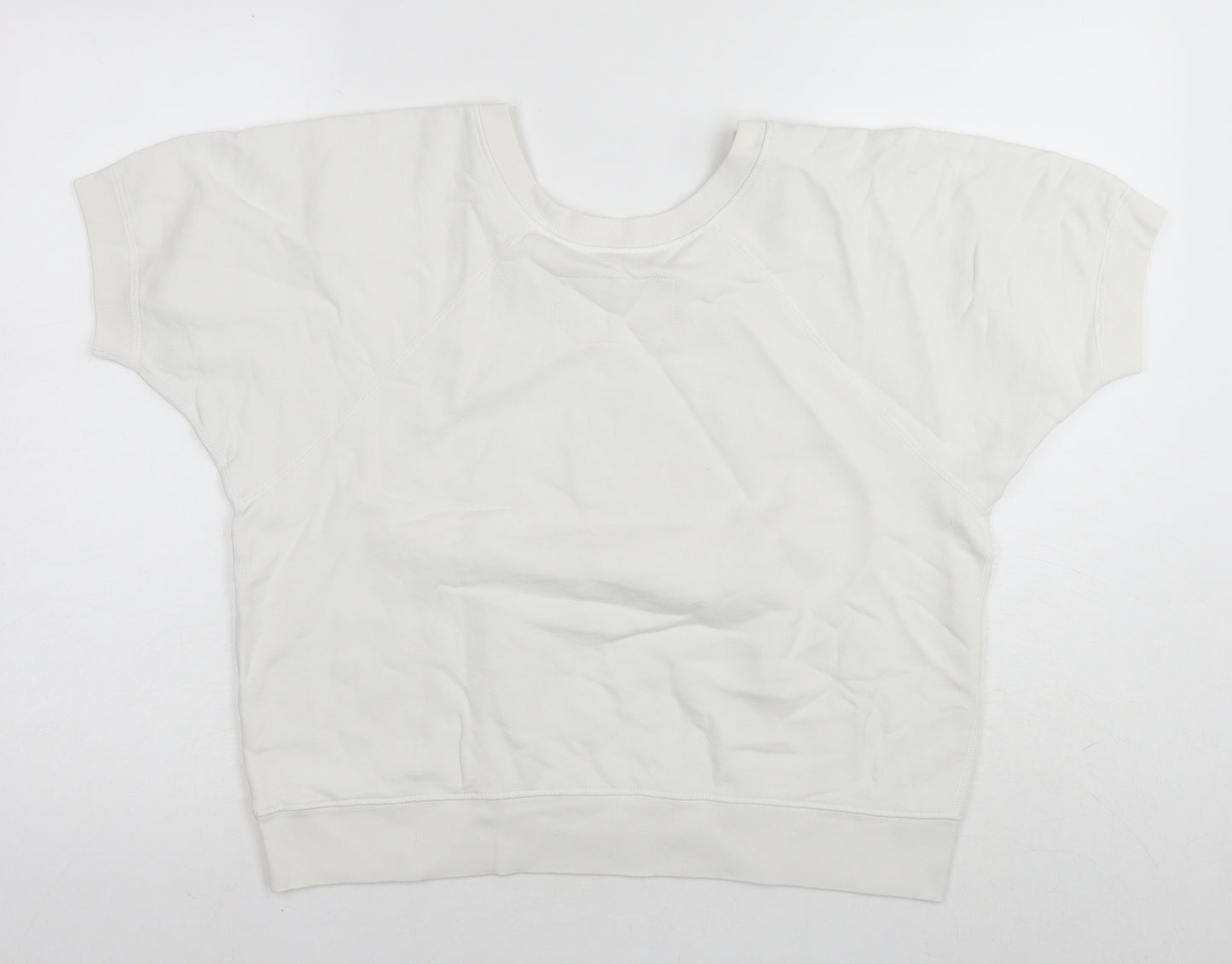 Nili Lotan Womens White Cotton Basic T-Shirt Size XS Round Neck