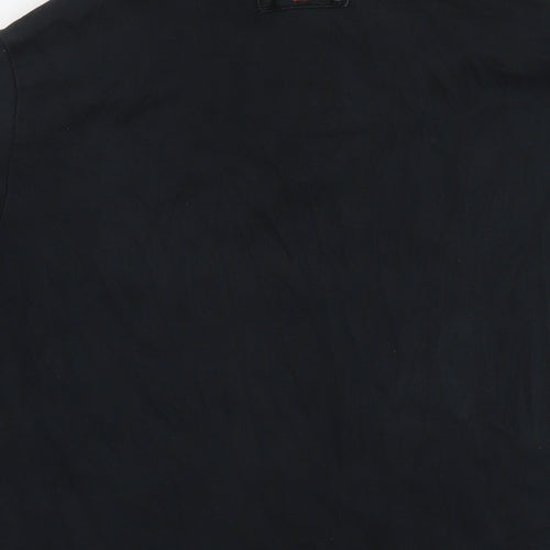 Boss Mens Black Cotton Pullover Hoodie Size M