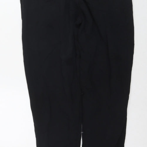 Diesel Mens Black Cotton Jogger Trousers Size L L30 in Regular Drawstring