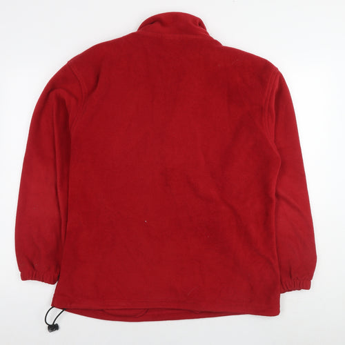 Screen Stars Mens Red Anorak Jacket Size M Zip