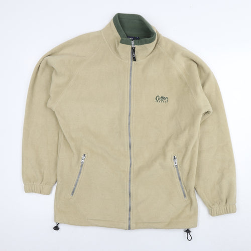 Cotton Traders Mens Beige Jacket Size S Zip