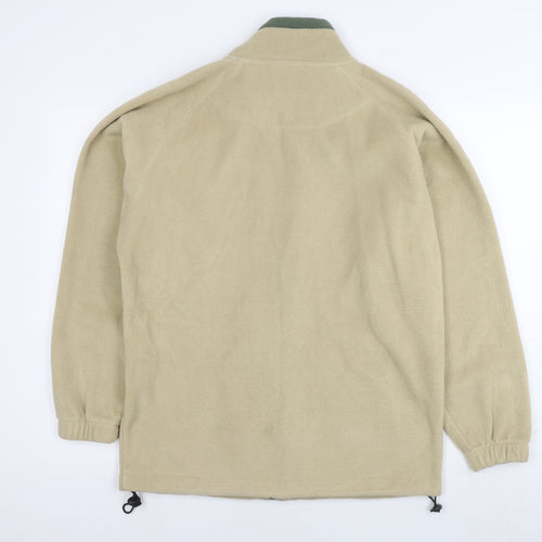 Cotton Traders Mens Beige Jacket Size S Zip