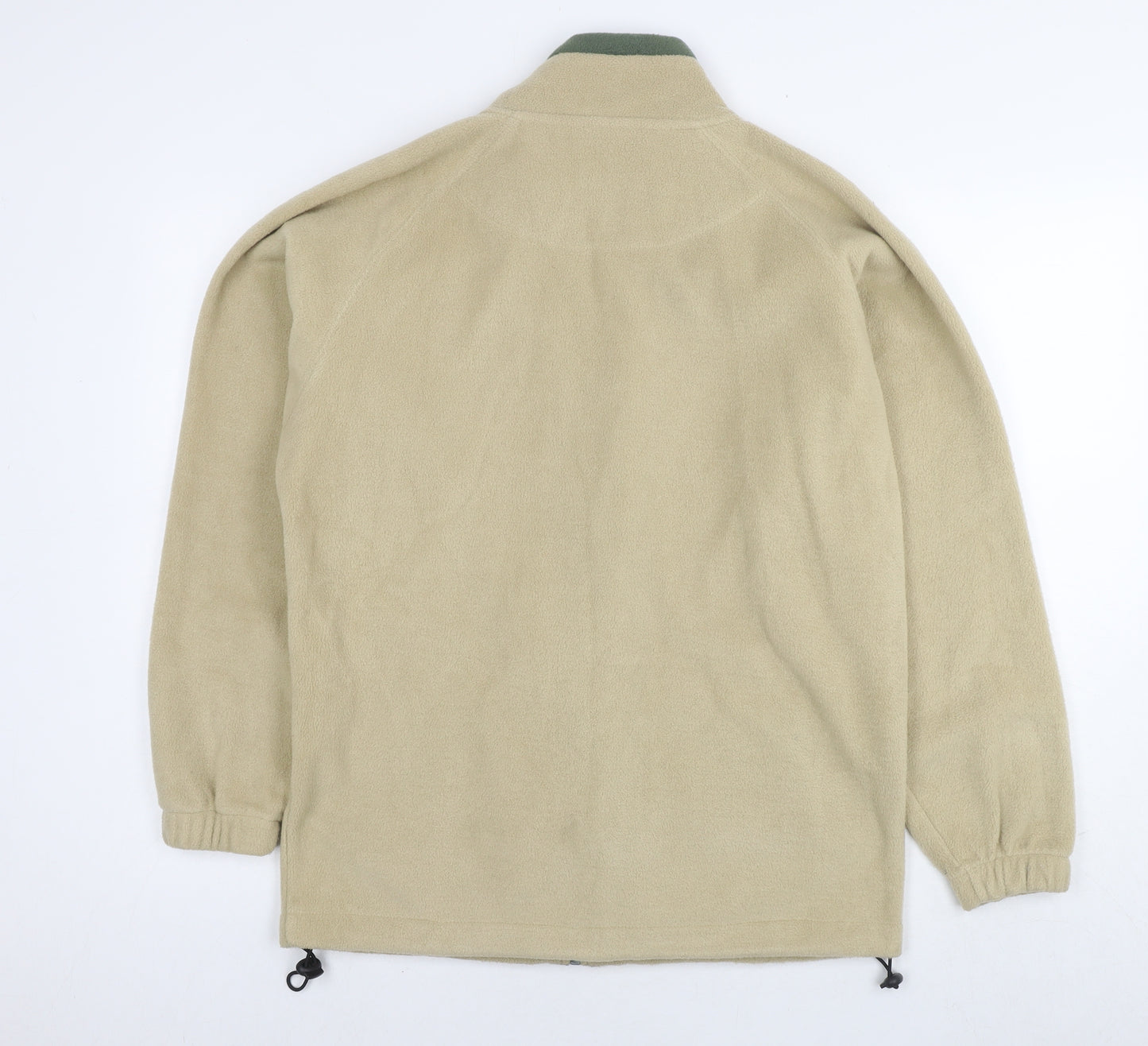 Cotton Traders Mens Beige Jacket Size S Zip