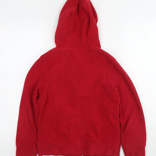 Pumpkin Patch Girls Red Jacket Size 11 Years Zip - Miss Pretty