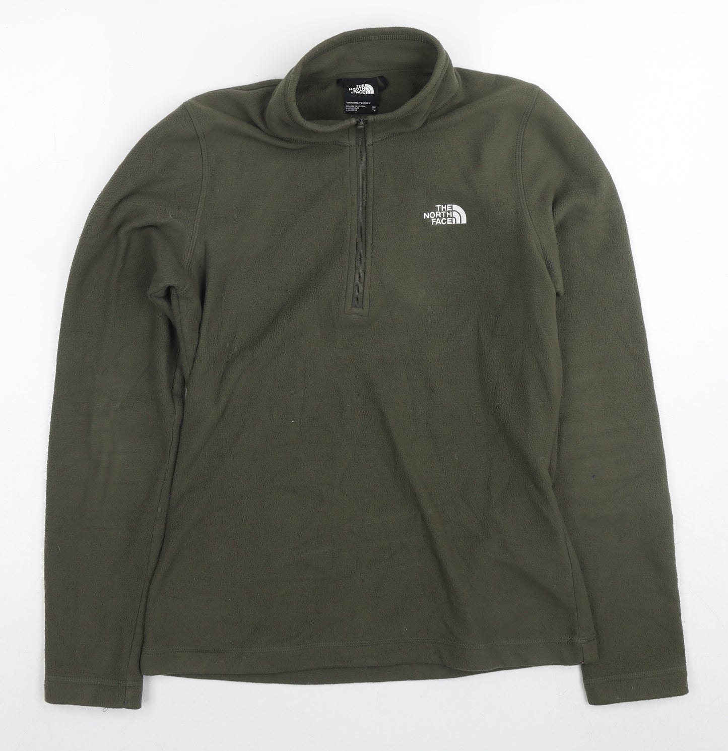 The North Face Womens Green Polyester Pullover Sweatshirt Size XS Pullover