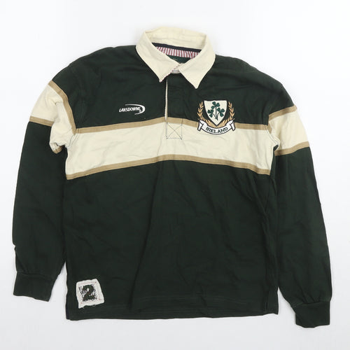 Landsowne Boys Green Cotton Pullover Sweatshirt Size 7-8 Years Pullover - Ireland
