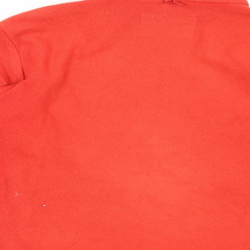 Mountain Warehouse Girls Red Polyester Full Zip Sweatshirt Size 7-8 Years Zip - Logo