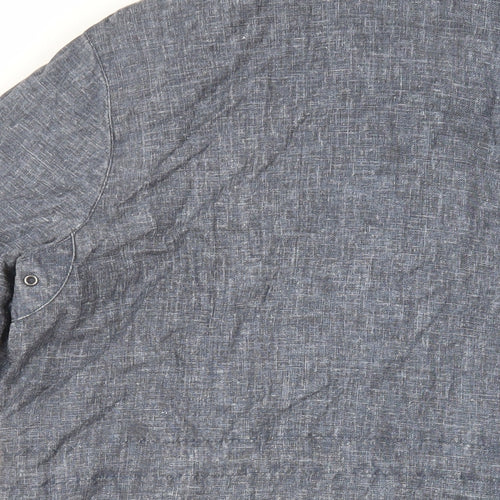 FOUR SEASONS Womens Blue Overcoat Coat Size M Zip