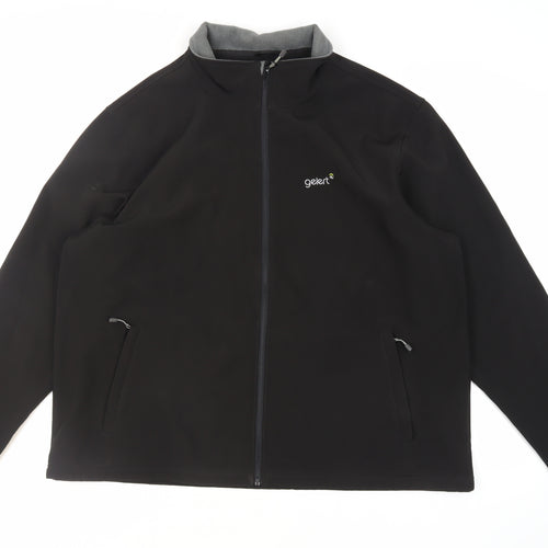 Gelert Mens Black Jacket Size 4XL Zip - Logo Zipped Pockets Outdoors