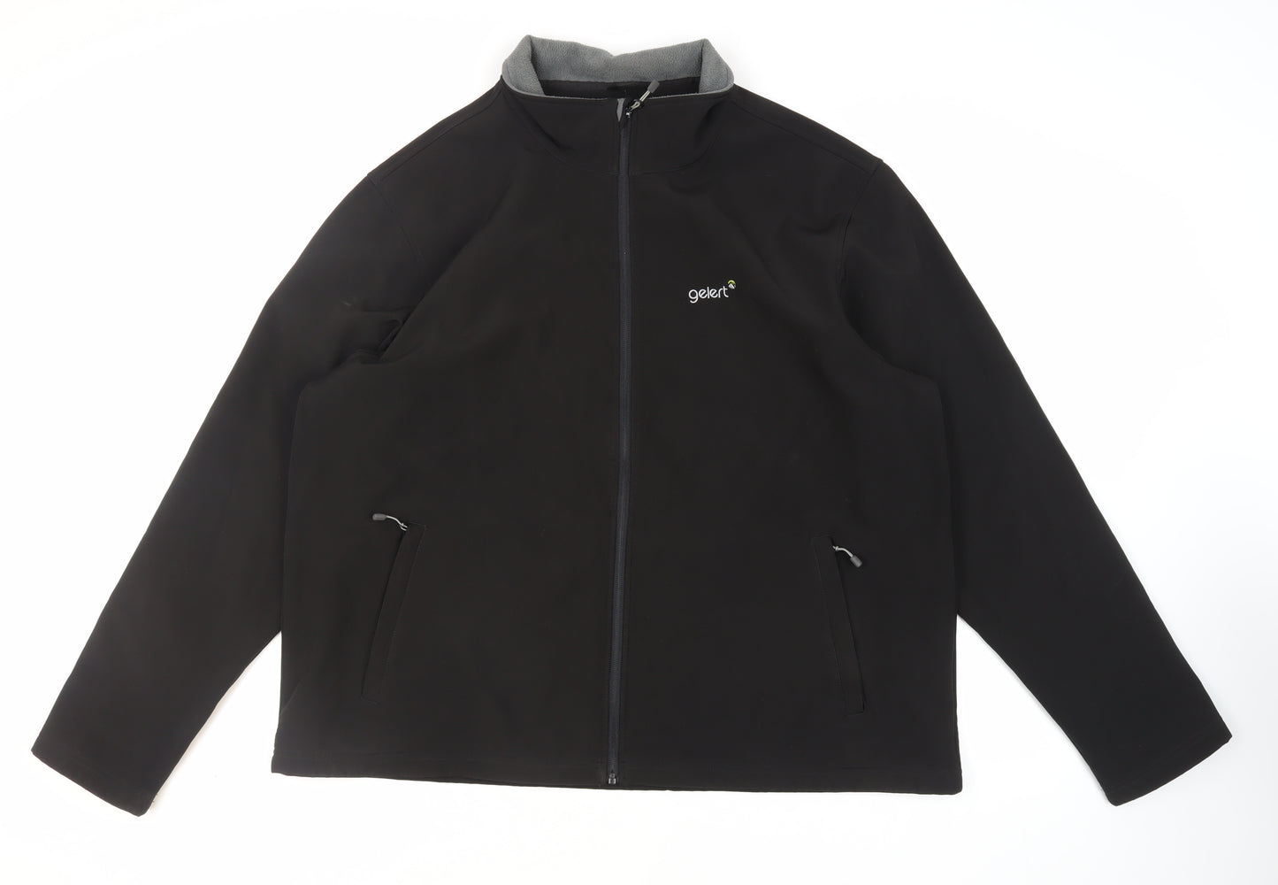 Gelert Mens Black Jacket Size 4XL Zip - Logo Zipped Pockets Outdoors