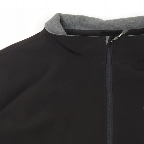 Gelert Mens Black Jacket Size 4XL Zip - Logo Zipped Pockets Outdoors