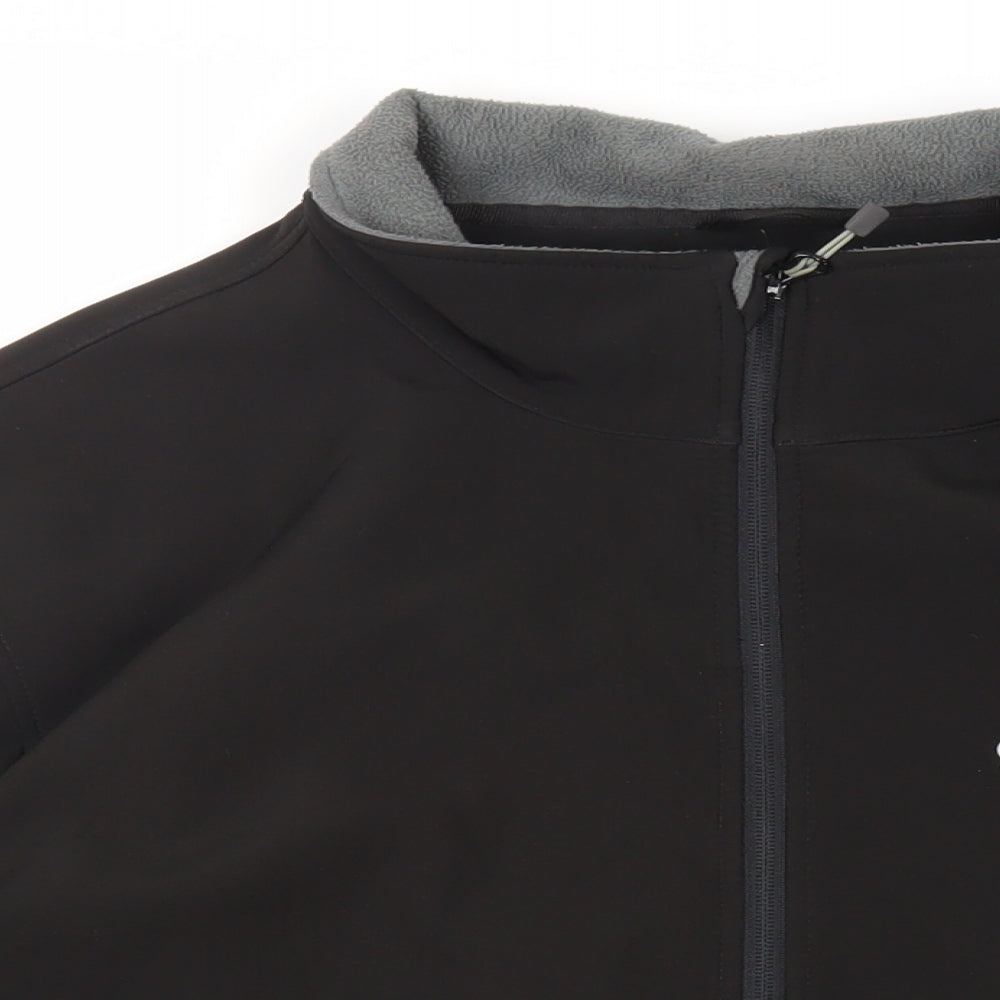 Gelert Mens Black Jacket Size 4XL Zip - Logo Zipped Pockets Outdoors