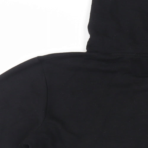 DFND Mens Black Cotton Pullover Hoodie Size L - Logo