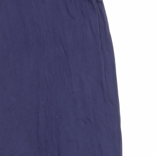 H&M Girls Blue Viscose Jumpsuit One-Piece Size 10-11 Years Zip - Sequin