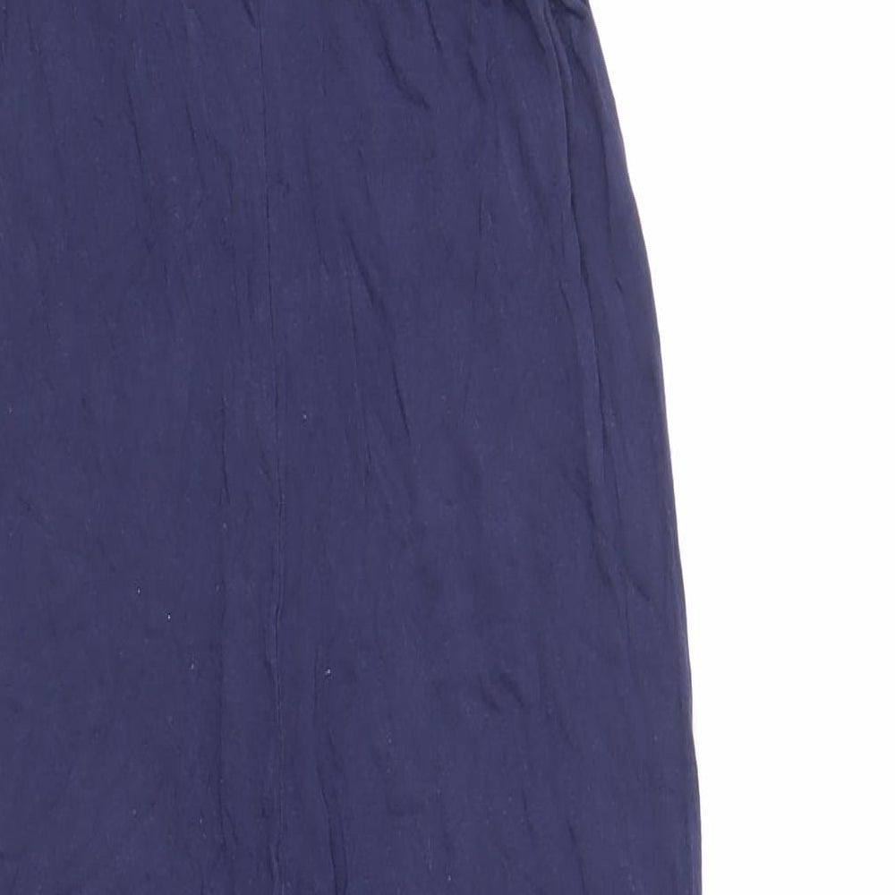 H&M Girls Blue Viscose Jumpsuit One-Piece Size 10-11 Years Zip - Sequin